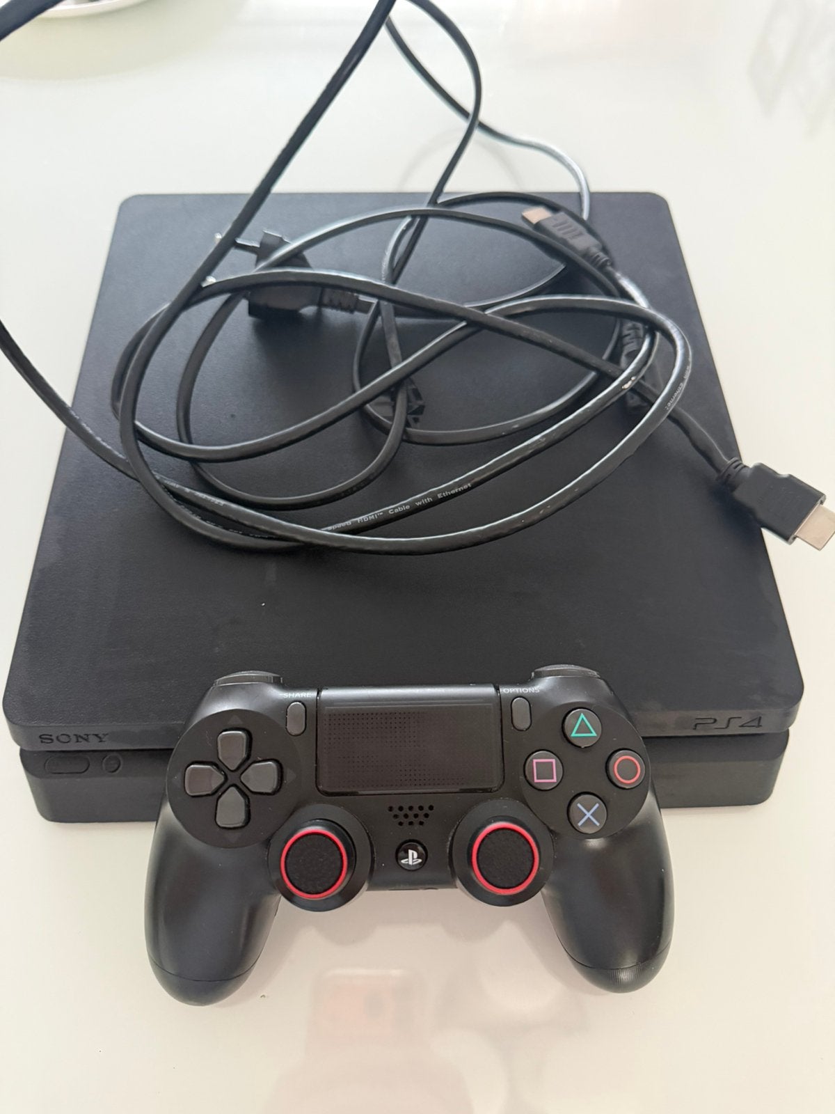 Ps4 Slim 500 GB, Ophalen of Verzenden, Zo goed als nieuw, 500 GB, Met 1 controller
