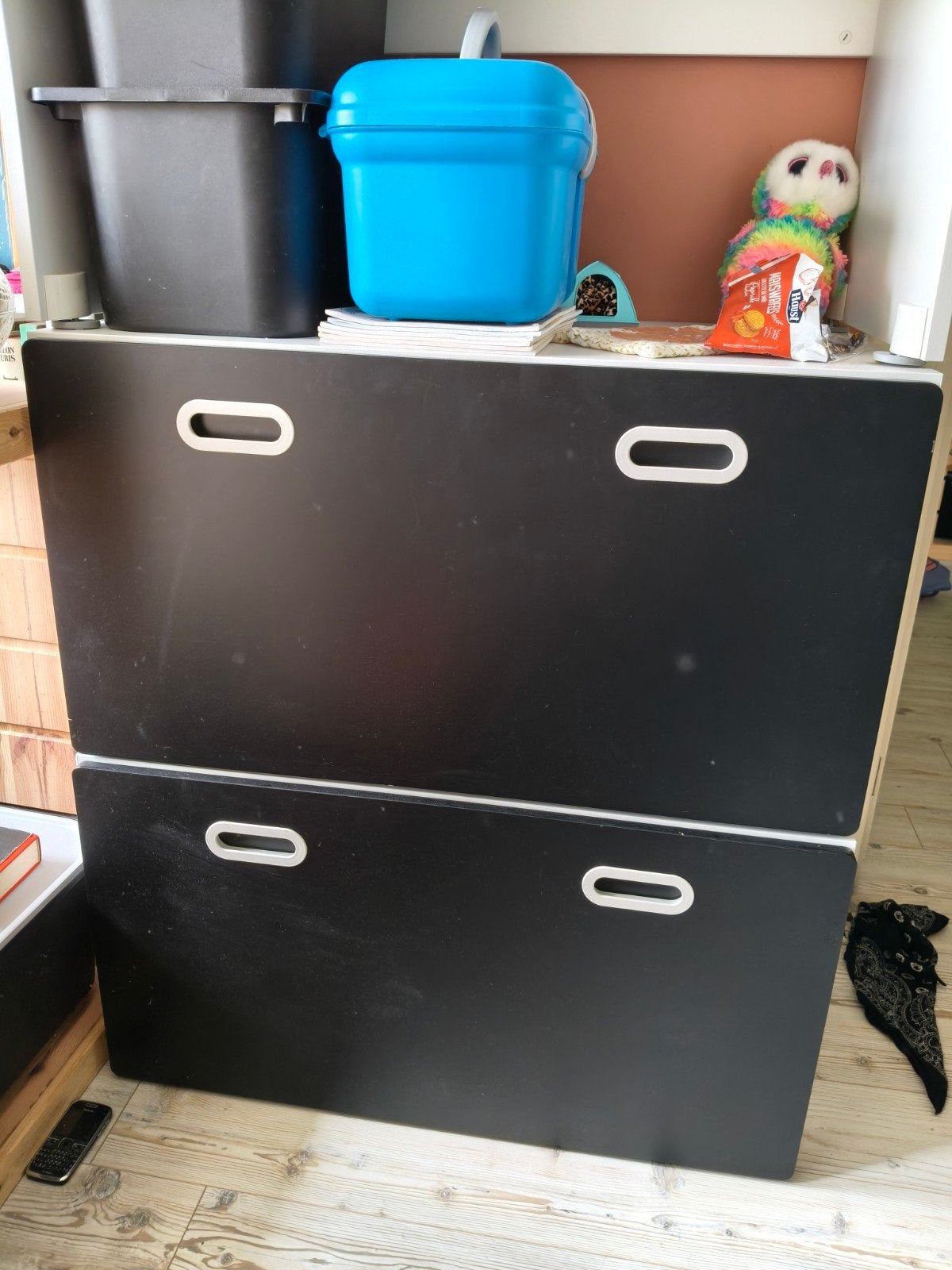 Ikea Småstad kastje / bankje met 2 lades (3 stuks), Ophalen, Gebruikt