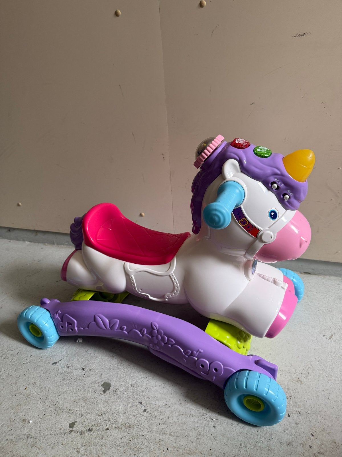 VTech 3-in-1 Magische Eenhoorn Loopfiets, Ophalen of Verzenden, Gebruikt, Jongen of Meisje