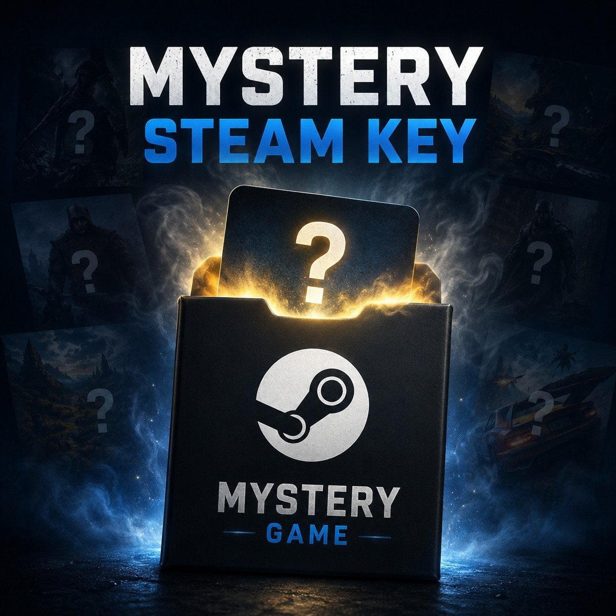 Mystery steam key - At least 1000 reviews., 1 speler, Ophalen of Verzenden, Nieuw