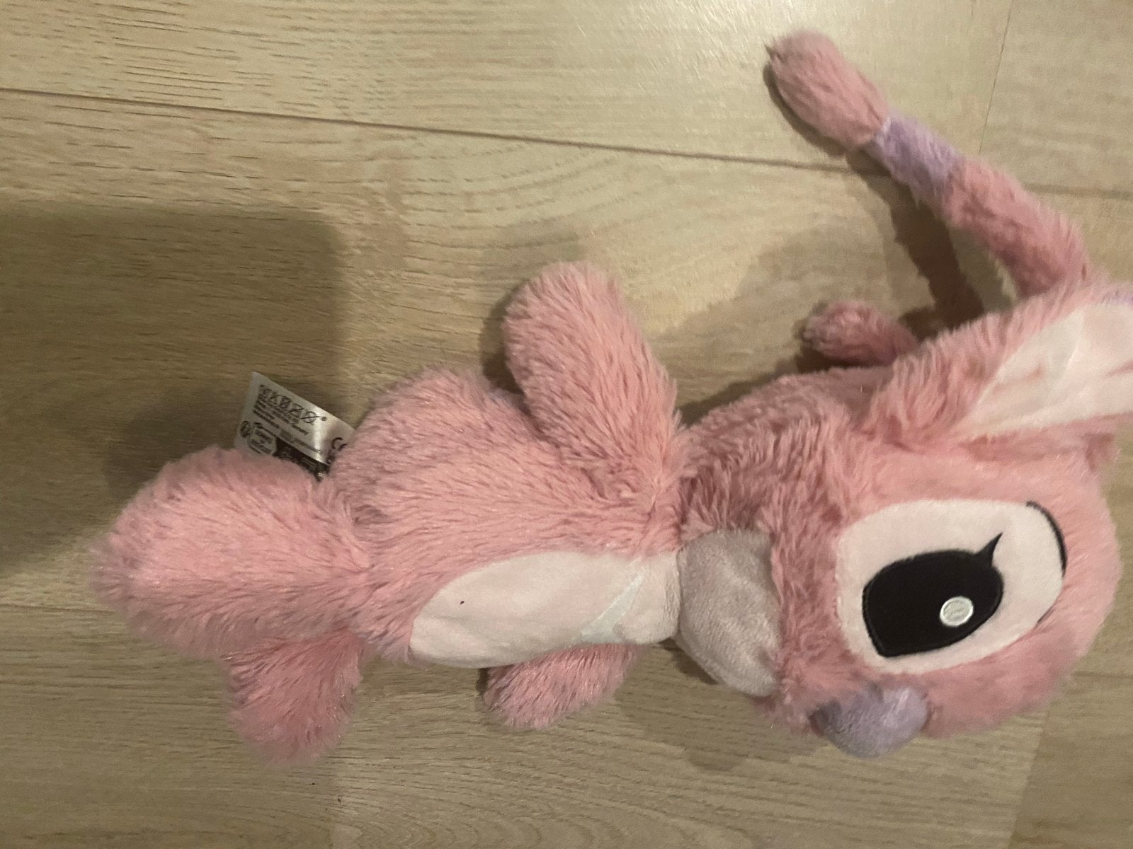 Angel knuffel van Lilo & Stitch - Roze Disney knuffel, Disney, Overige typen, Ophalen of Verzenden, Middelgroot (20 tot 80 cm)