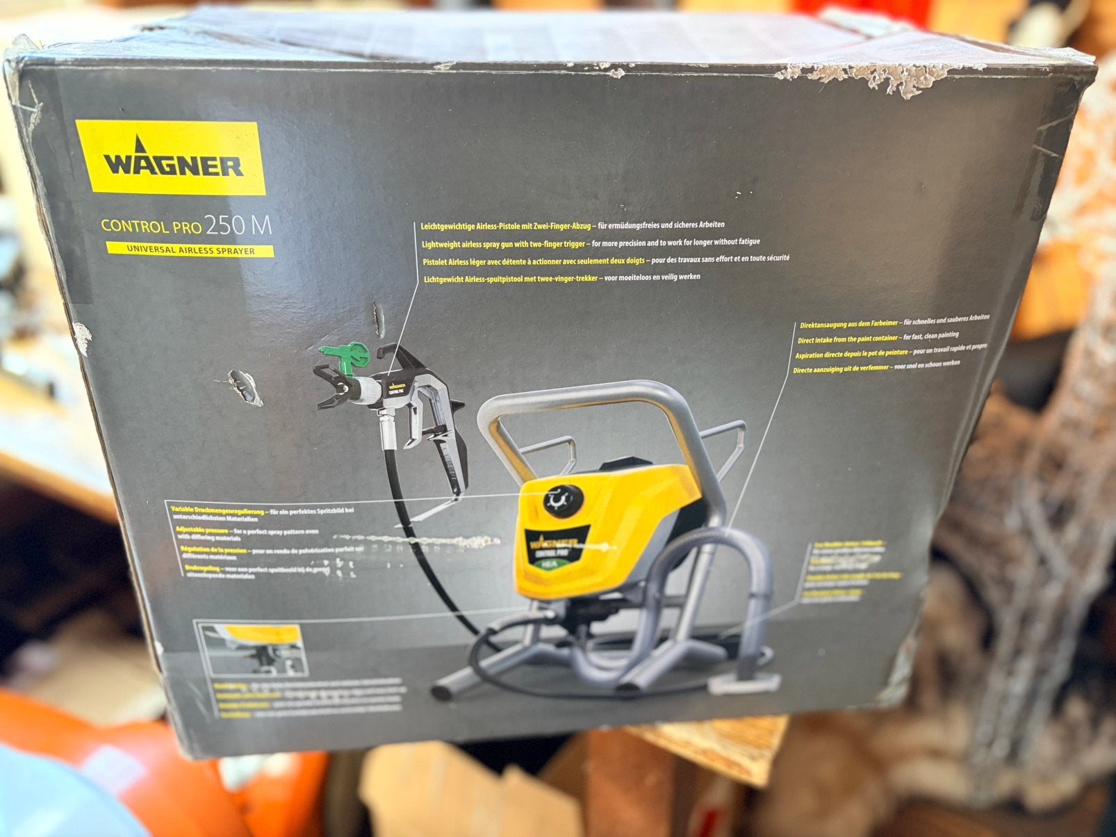 Wagner pro250 verfspuit, Ophalen of Verzenden, Zo goed als nieuw
