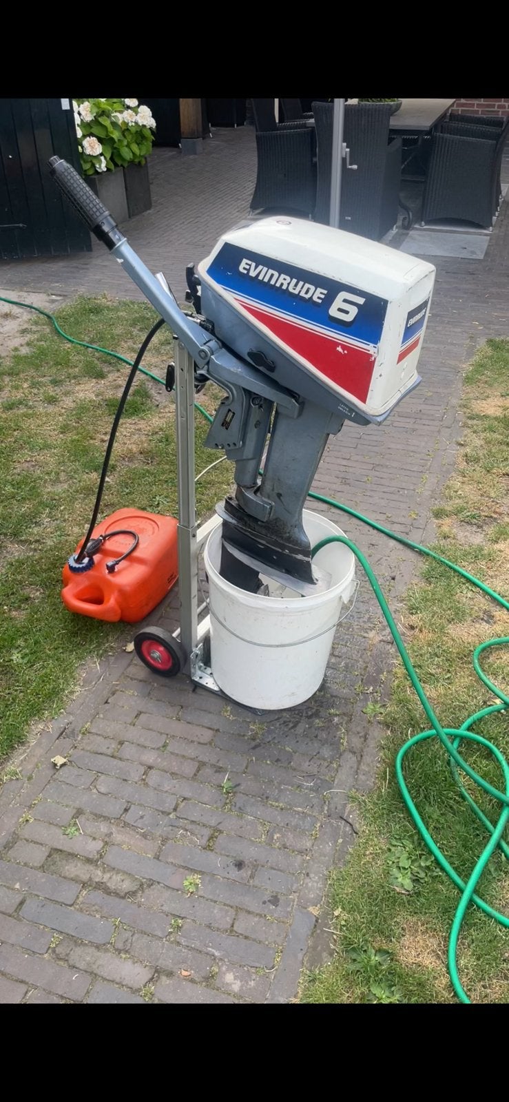 Evinrude 6pk2takt motor, Ophalen of Verzenden, Gebruikt, Motor en Techniek, Motorboot