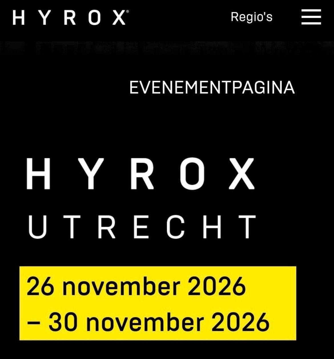 Hyrox Mixed Doubles 28 November, Tickets en Kaartjes, Twee personen