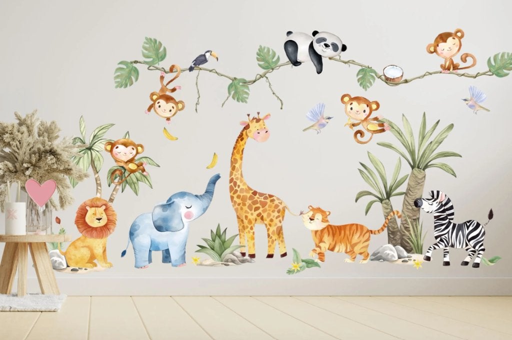 *NIEUW* Namly Design - Safari Dieren, Kinderen en Baby's, Kinderkamer | Inrichting en Decoratie, Ophalen of Verzenden, Nieuw, Wanddecoratie
