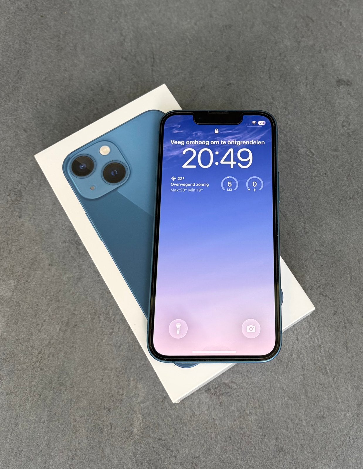 iPhone 13 mini, 128 Gb, blauw, Telecommunicatie, Mobiele telefoons | Apple iPhone, Zo goed als nieuw, 128 GB, Zonder abonnement