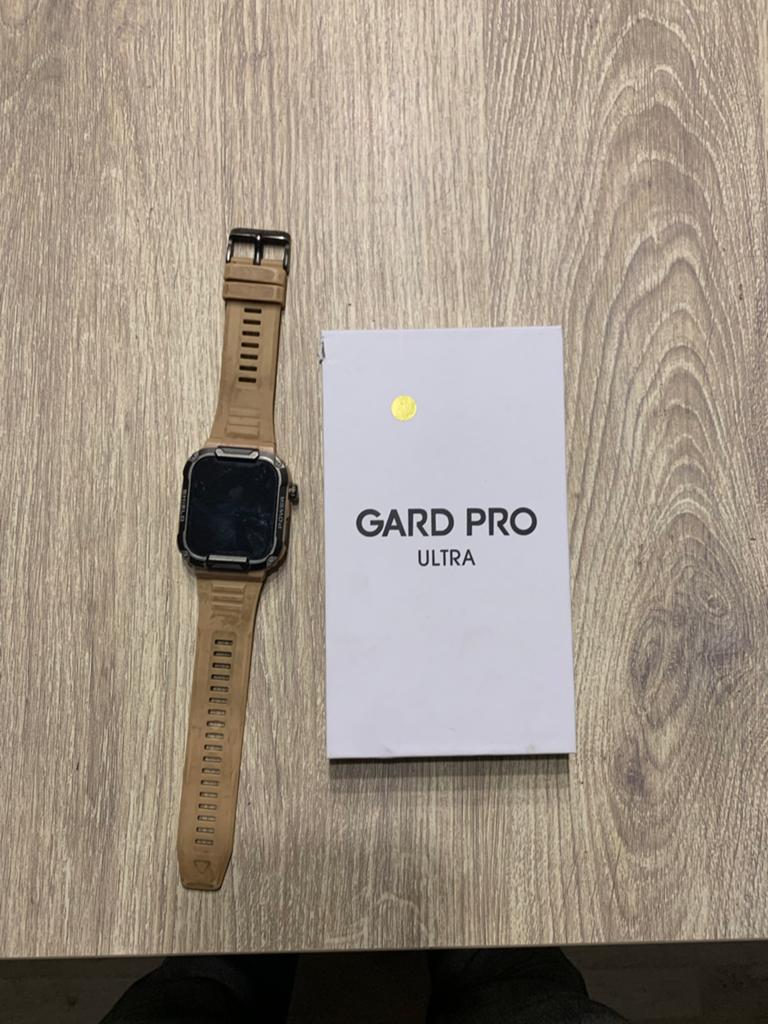 Gard Pro Ultra Smartwatch - gebruikt, Sieraden, Tassen en Uiterlijk, Smartwatches, Hartslag, Zwart, Ophalen of Verzenden, Zo goed als nieuw