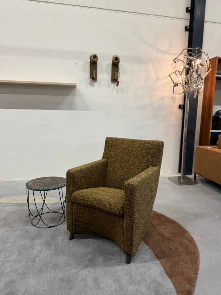 Nieuw Leolux Dolcinea Fauteuil Migo Stof Design stoel, Nieuw, 75 tot 100 cm, Ophalen of Verzenden, Stof