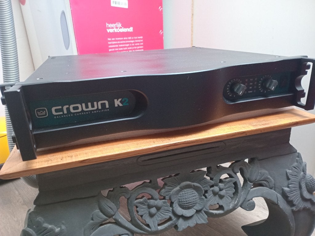 Crown K2 versterker, Overige merken, Ophalen of Verzenden, Zo goed als nieuw, 120 watt of meer