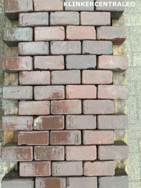 30m2 rood paars gemêleerd gebakken klinkers keiformaat brood, Bij dit gebruikte product niet meer te achterhalen., Gebruikt, Verzenden