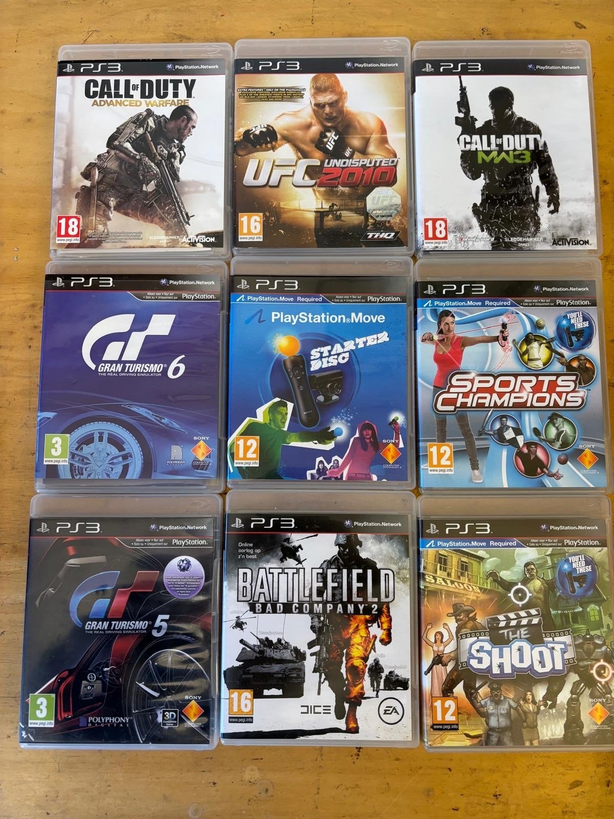 PS3 Games: Call of Duty, Gran Turismo, UFC, Battlefield, Online, Gebruikt, Vanaf 18 jaar, Shooter