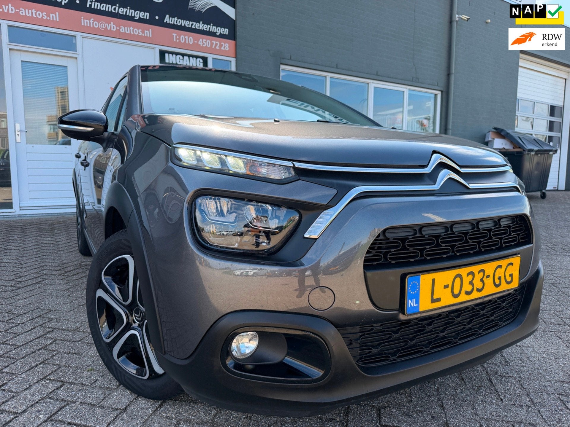 Citroen C3 1.2 PureTech Feel 5 drs en parkeersensoren en blu, Auto's, Voorwielaandrijving, 83 pk, 1199 cc, 450 kg