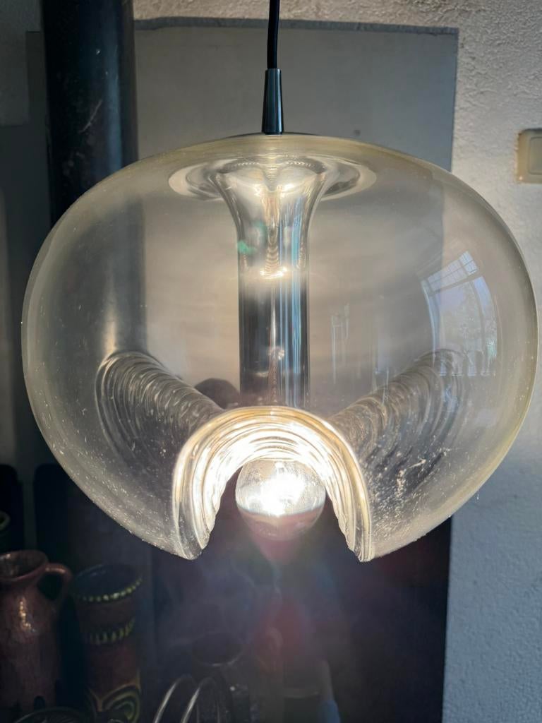 Putzler Wave,Hanglamp,sixties,zeventies,design,POP,Vintage, Gebruikt, 50 tot 75 cm, Sixties,zeventies,POP, Mid-Century, Ophalen of Verzenden