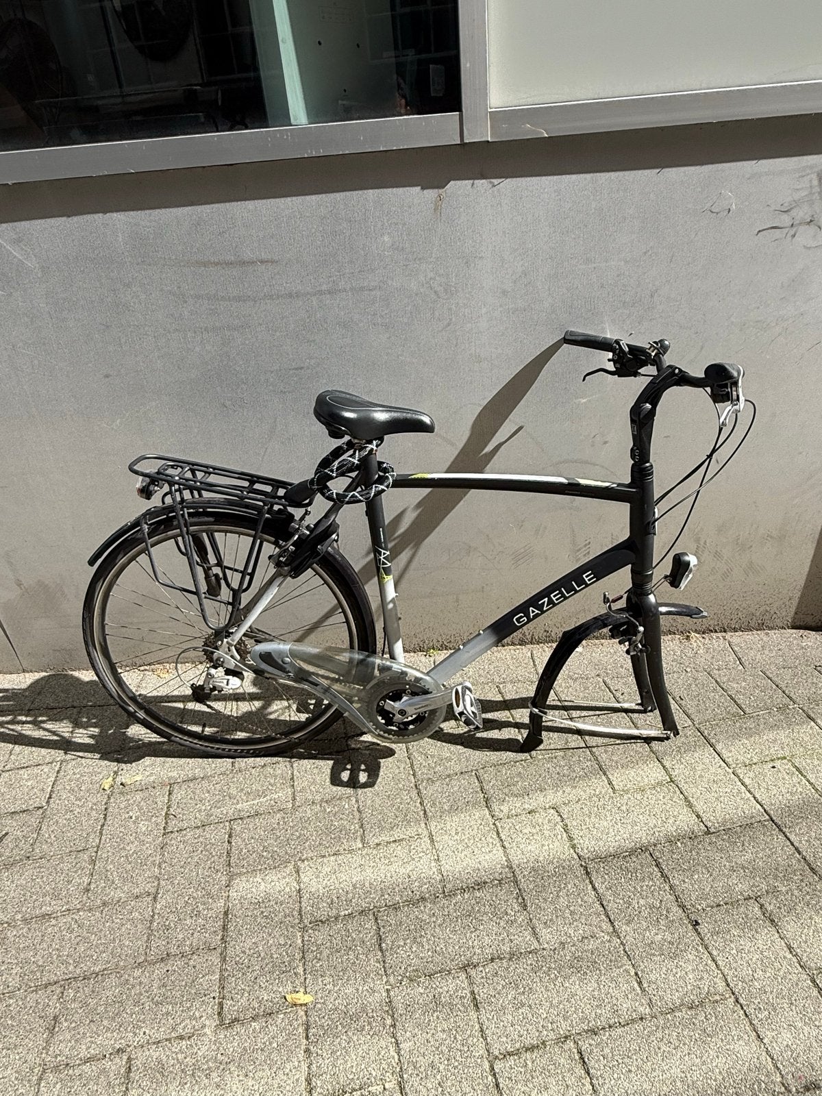 Gazelle Chamonix fiets zonder voorwiel