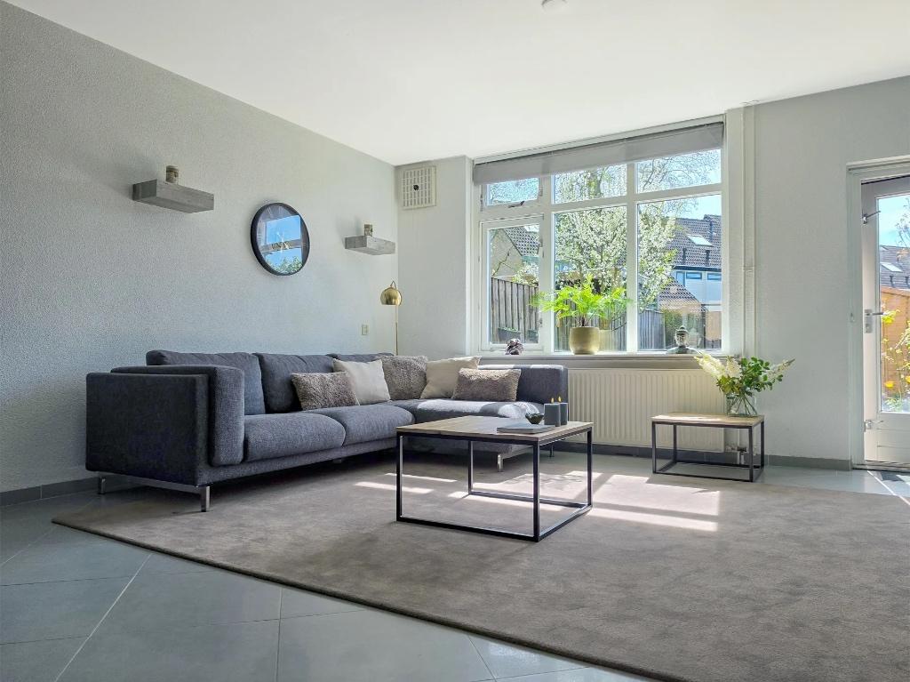 Bank, Huis en Inrichting, Banken | Bankstellen, Ophalen, 250 tot 300 cm, Gebruikt, Hoekbank