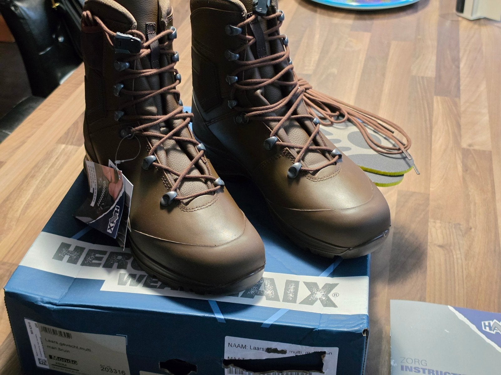 Haix Mondo Leer Bruin - Nieuwe Wandelschoenen, Sport en Fitness, Bergsport en Wandelen, Ophalen of Verzenden, Nieuw, Schoenen