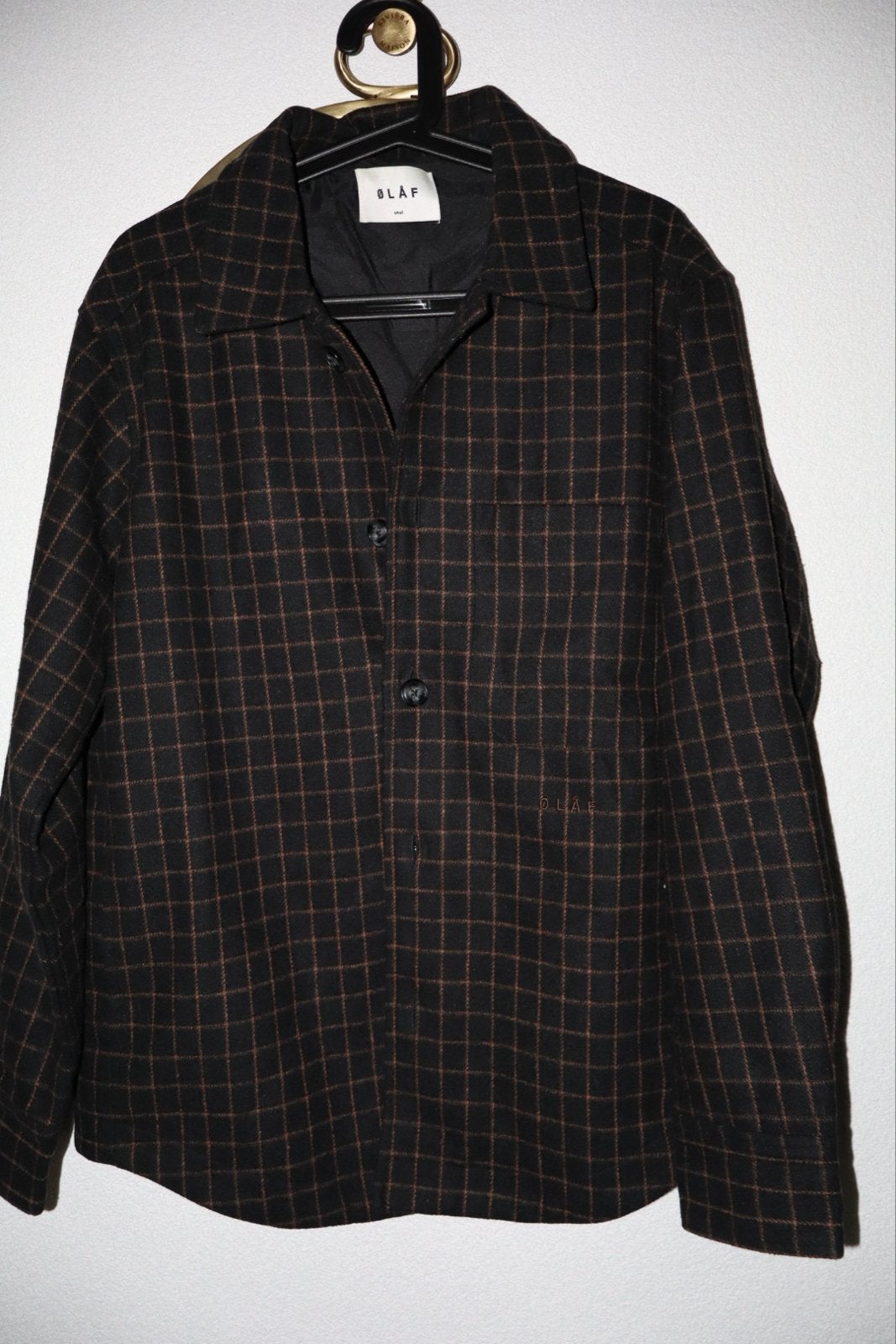 ØLÅF Wool Grid Shacket – maat S, Ophalen of Verzenden, Zo goed als nieuw