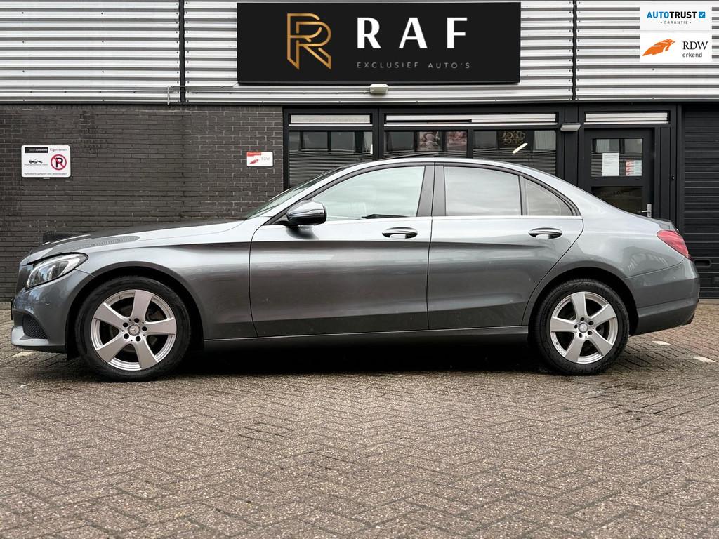 Mercedes-Benz C-klasse 200 CDI,Schuifkanteldakautomaat,leer,, Gebruikt, Zwart, 4 cilinders, Leder