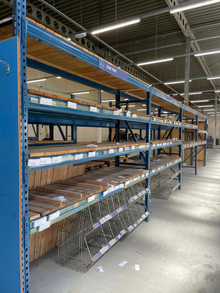 Magazijnstelling  polypall 70 cm diep, Ophalen