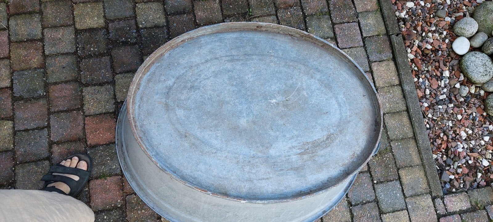 zinken teil., Ophalen, Gebruikt, Metaal, Tuin