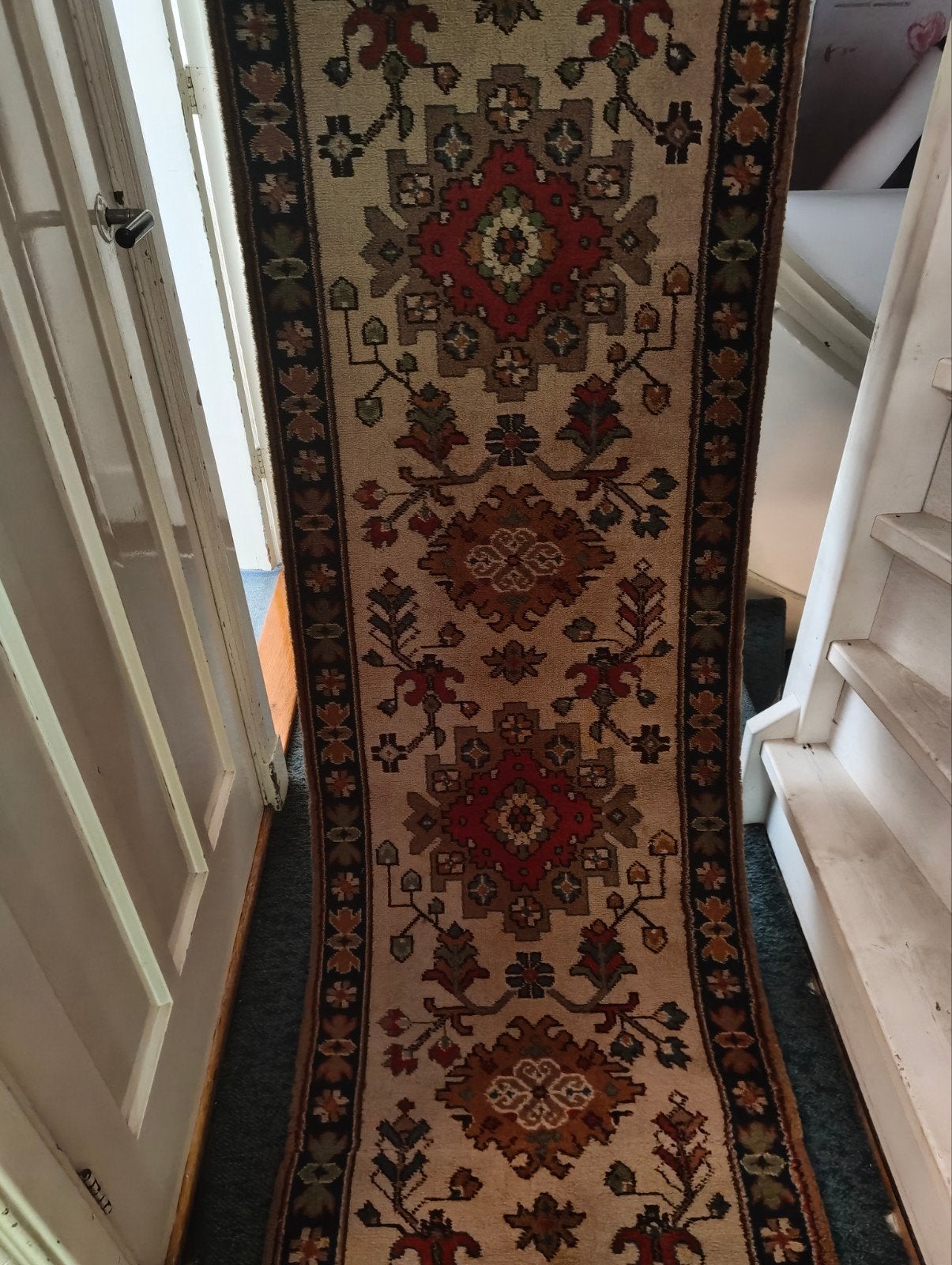Loper 70x315 cm met traditioneel patroon, Ophalen of Verzenden, Rechthoekig, 200 cm of meer, 50 tot 100 cm