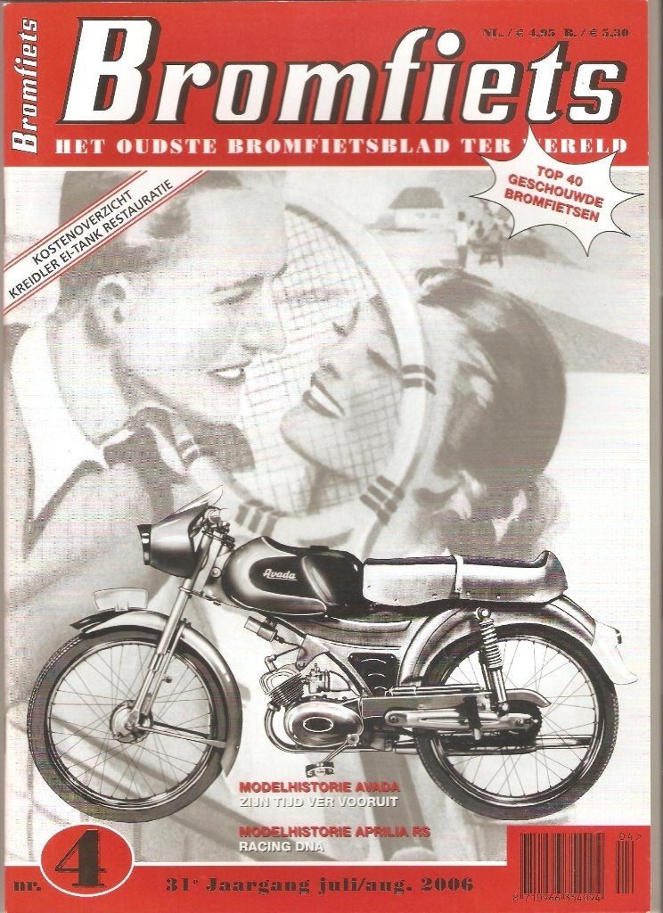 Bromfiets 4-2006: Avada – Kreidler – Aprilia – Vicky - Serwa, Ophalen of Verzenden, Zo goed als nieuw, Sport en Vrije tijd