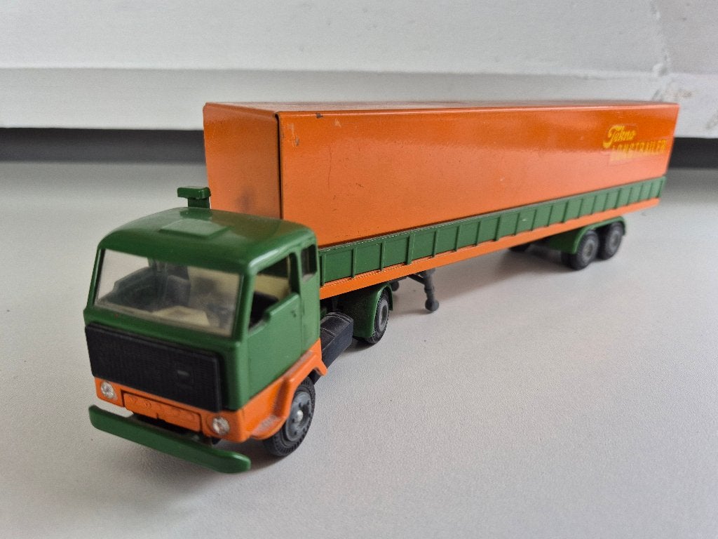 Tekno Volvo F89 Tekno Longtrailer., Hobby en Vrije tijd, Ophalen of Verzenden, Zo goed als nieuw, Bus of Vrachtwagen, Tekno