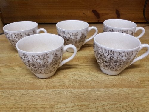 kopjes 5 stuks, Ophalen of Verzenden, 'T Olde Gre-j, Info@toldegrej.nl, Endepoelstraat 20f Didam