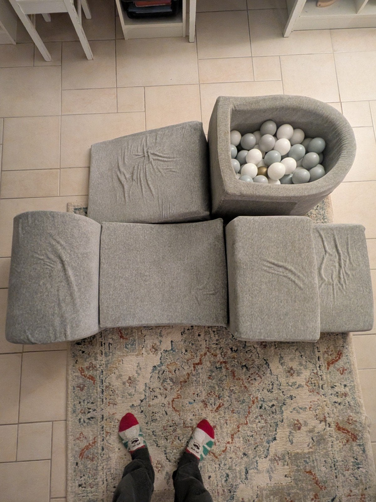 Velvet kids foam klimblokken met ballenbak, Ophalen, Zo goed als nieuw, Overige typen