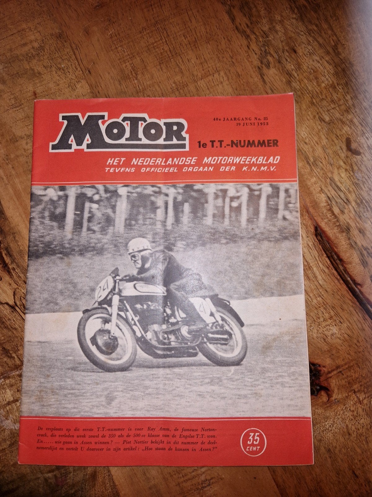 Motor 1953 tt nummer, Ophalen of Verzenden, Gelezen