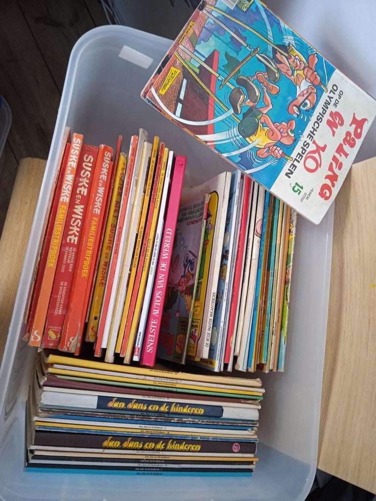 Verzameling stripboeken Paling en Co, Betsy Turf, Kuifje, Ophalen of Verzenden