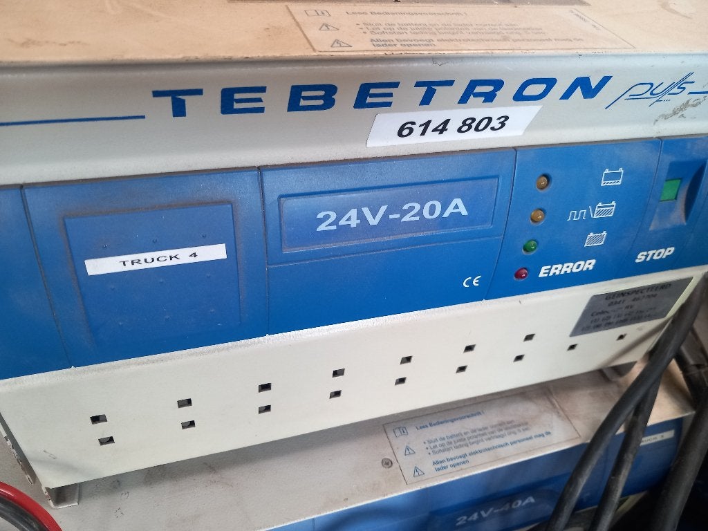 4x Oplader Heftruck Benning Tebetron pulse 24v/48v, Ophalen, Gebruikt