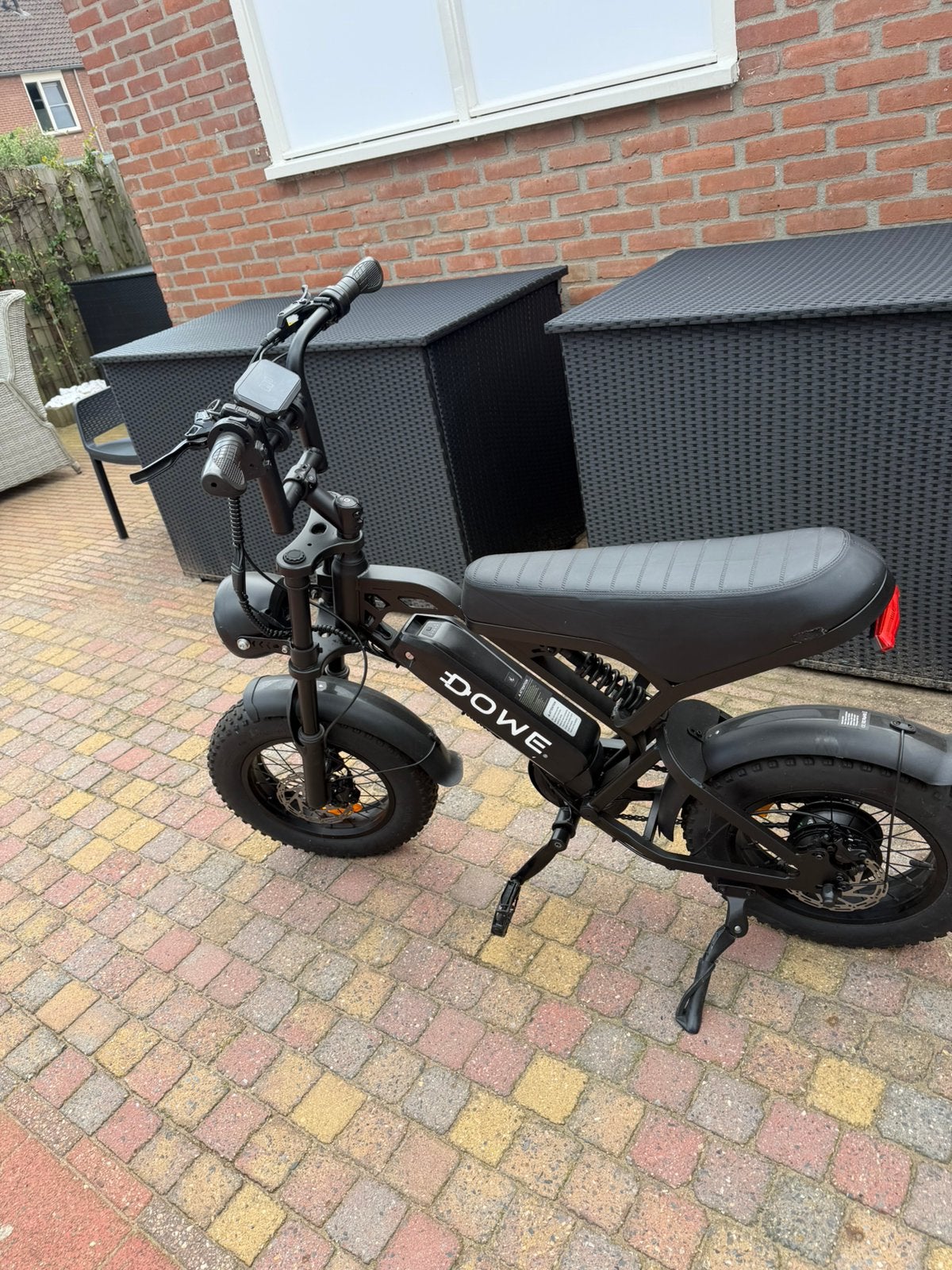 Fatbike mini zwart top staat, Fietsen en Brommers, Elektrische fietsen, Gebruikt, @.nl, 47 tot 51 cm, Ophalen