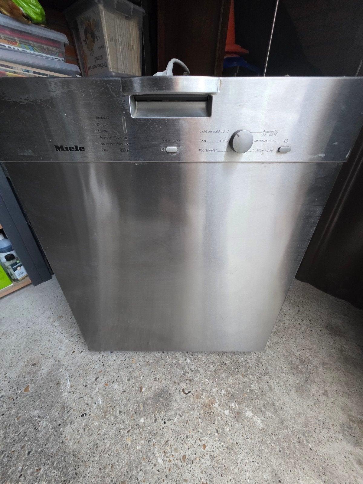 Miele G 1023 SCU Vaatwasser RVS, Ophalen, Gebruikt, 60 cm of meer, Inbouw