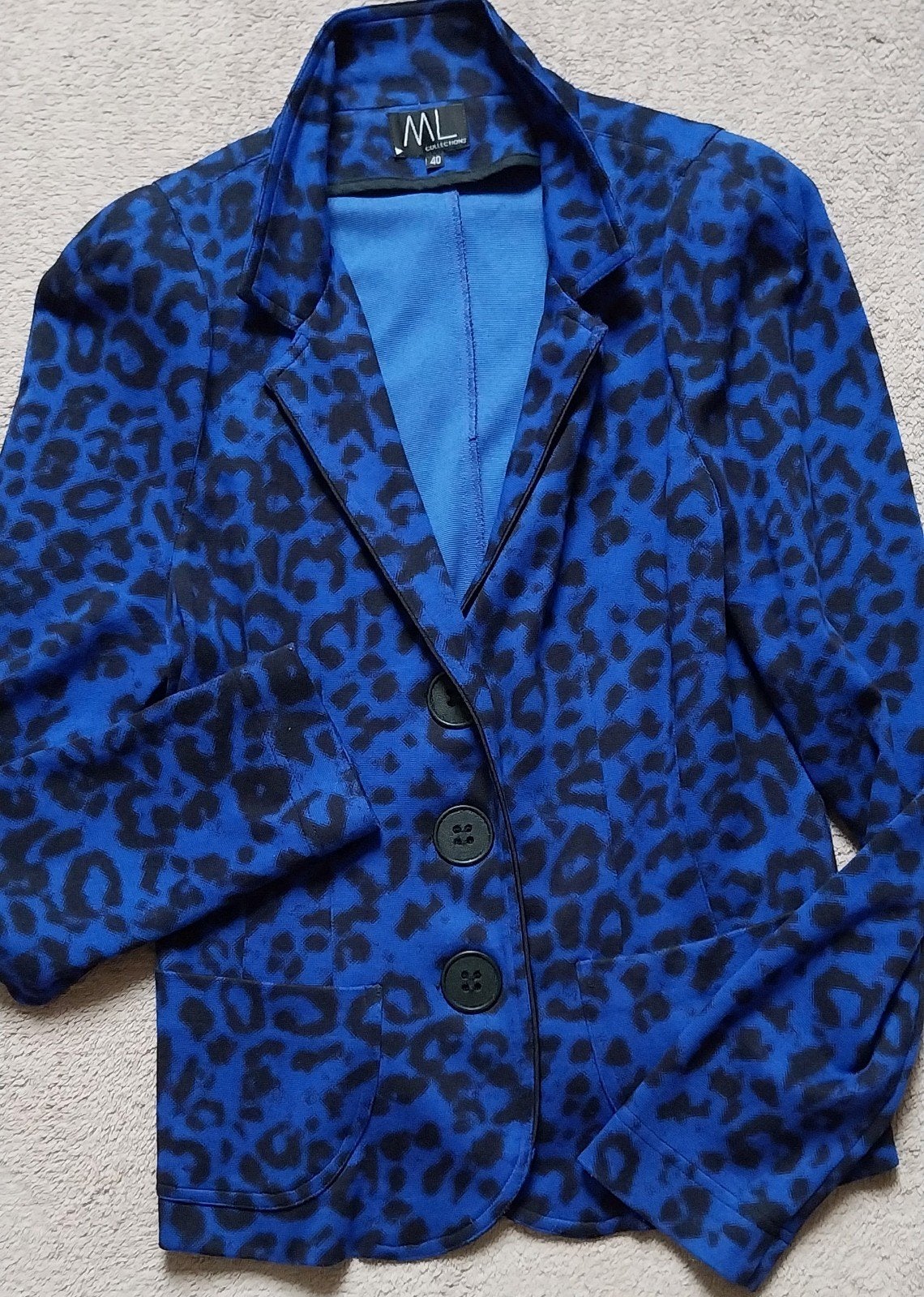 ML collections blazer. jasje, vestje 40, Maat 38/40 (M), Paars, Ophalen of Verzenden, Zo goed als nieuw