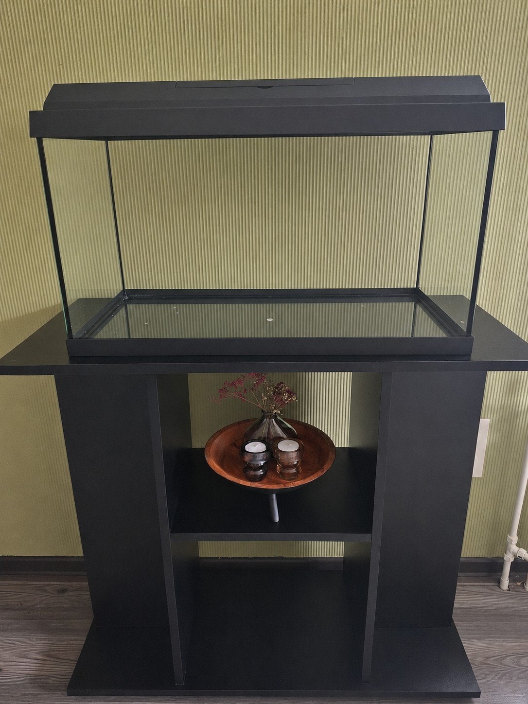 Juwel aquarium inclusief zwarte onderkast., Ophalen, Gebruikt, Leeg aquarium
