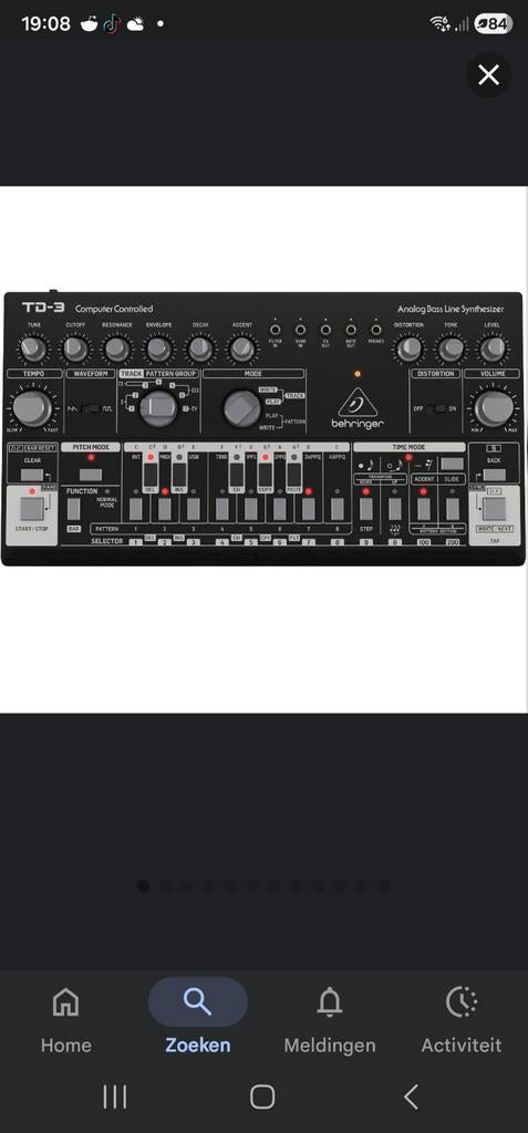 behringer td3, Ophalen, Overige aantallen, Overige merken
