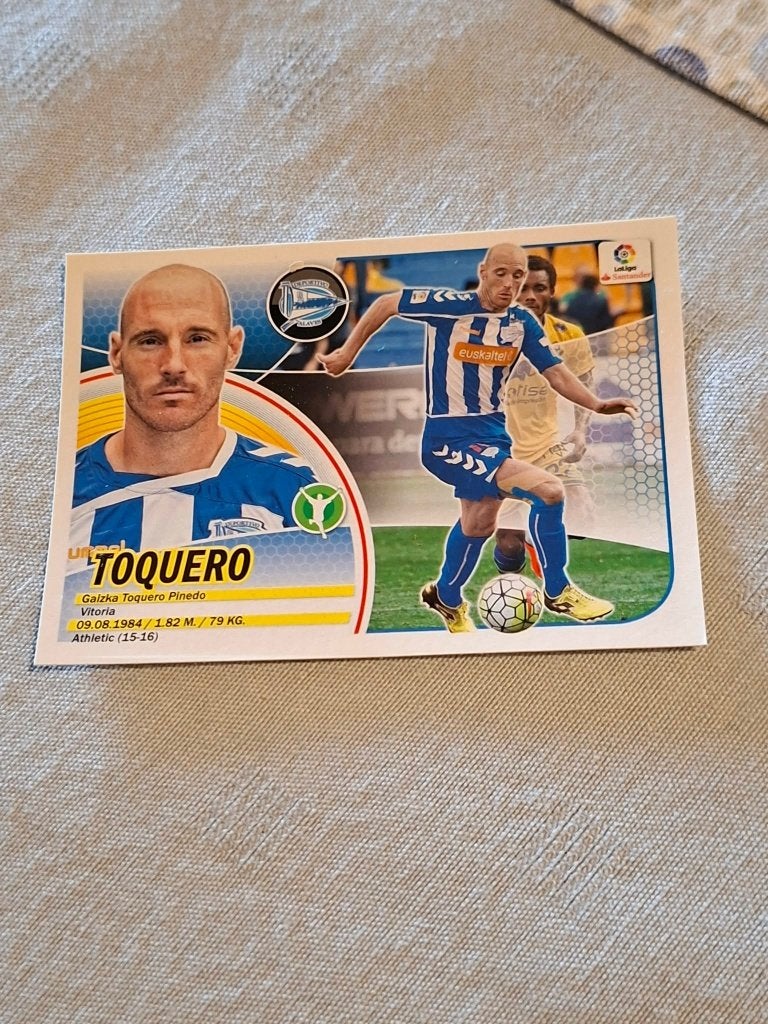 Panini/Sticker/Gaizka Toquero/Deportivo Alaves/2016-2017, Ophalen of Verzenden, Nieuw, Buitenlandse clubs, Poster, Plaatje of Sticker