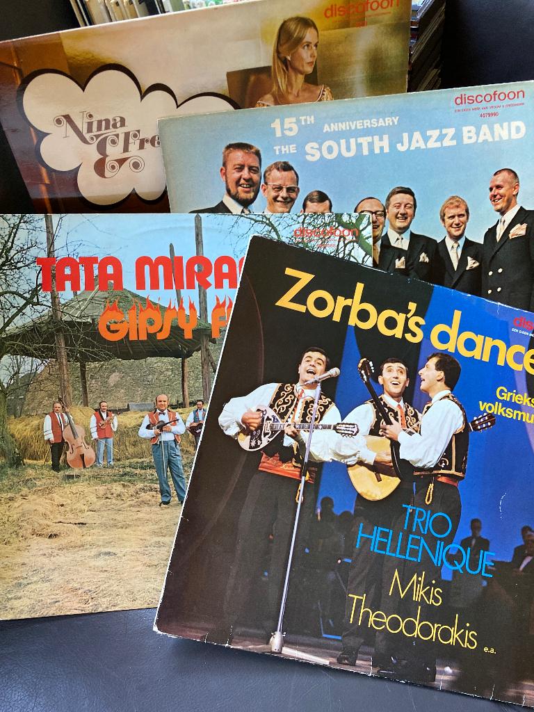 Collectie 17 lp’s Discofoon Vroom Dreesman ( vinyl), Ophalen of Verzenden, Zo goed als nieuw, 12 inch