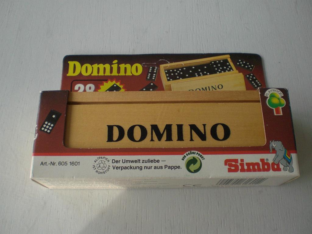 Nieuw Simba houten Domino, Kinderen en Baby's, Speelgoed | Houten speelgoed, Verzenden, Nieuw, Overige typen
