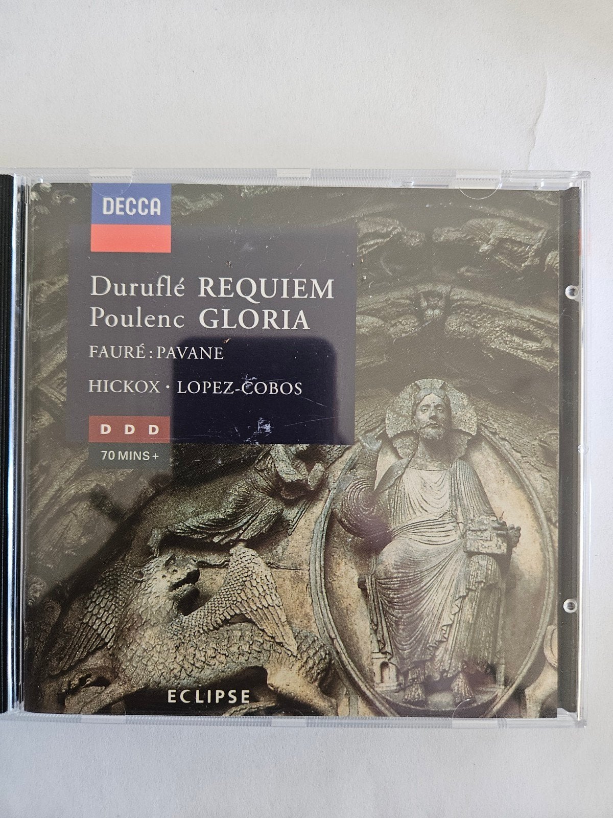 Duruflé Requiem, Poulenc Gloria, Fauré Pavane CD, Cd's en Dvd's, Ophalen of Verzenden, Zo goed als nieuw, Vocaal