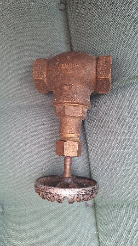 Oude Industriële Afsluiter / Klepkraan 3/4 Inch met Handwiel, Antiek en Kunst, Antiek | Gereedschap en Instrumenten, Ophalen