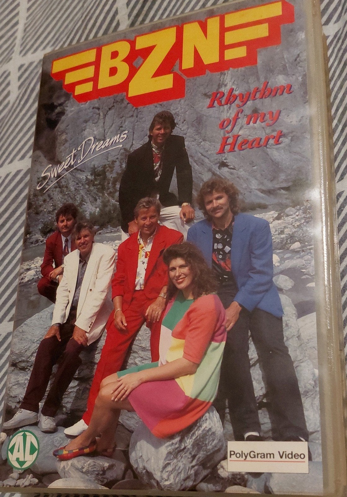 BZN - Rhythm of my Heart VHS (PolyGram Video), Alle leeftijden, Ophalen of Verzenden, Gebruikt