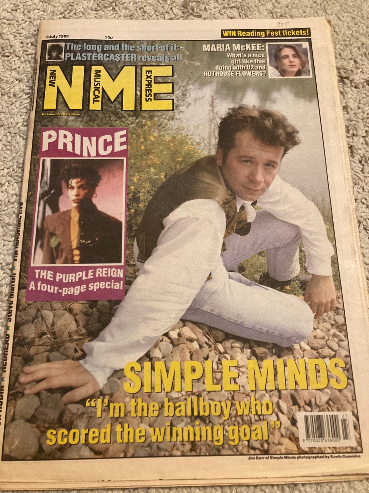 NME 1989 PRINCE Simple Minds SLAMMER Cynthia Plastercaster, Boeken, Ophalen of Verzenden, Zo goed als nieuw, Muziek, Film of Tv