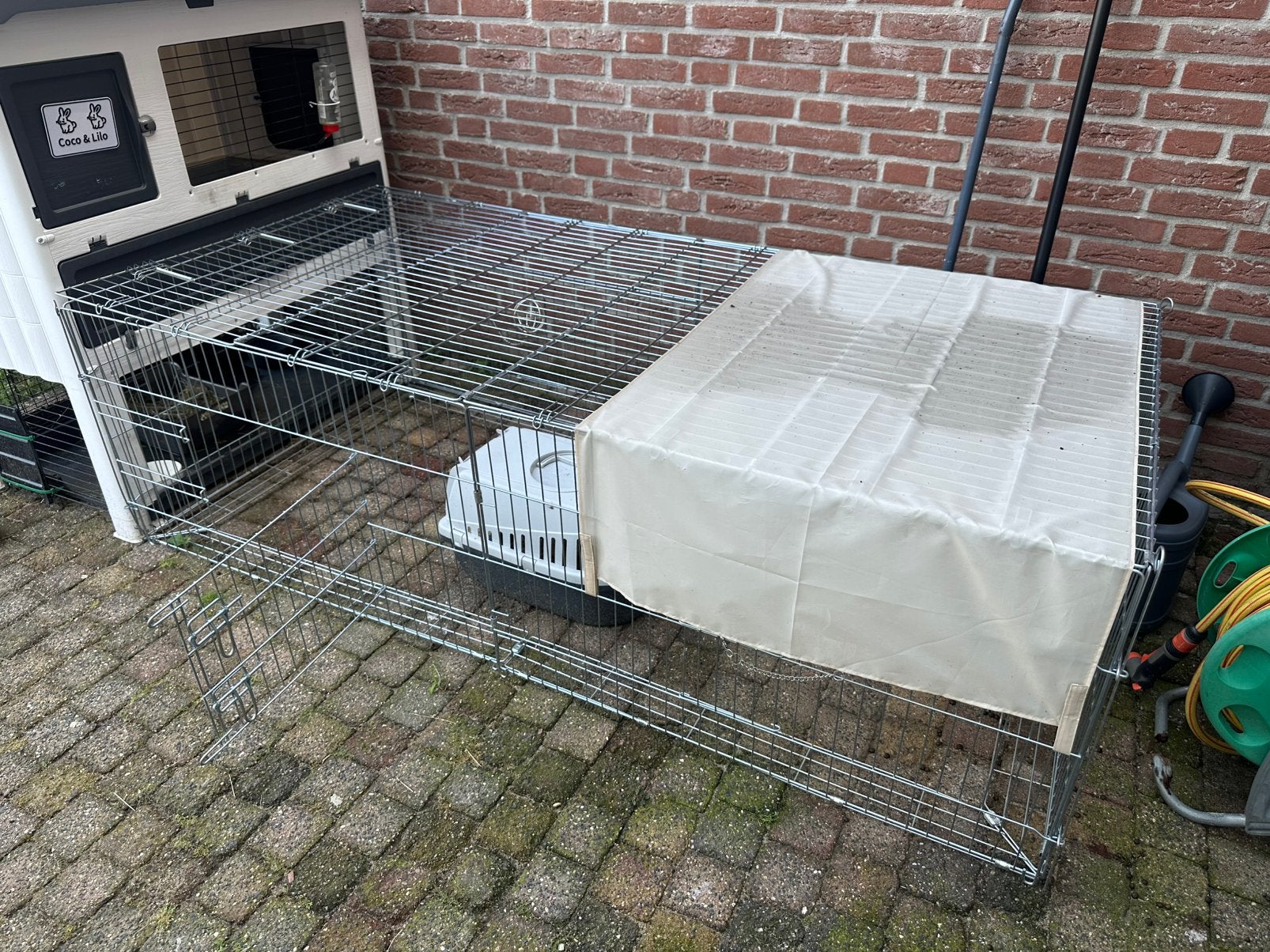Konijnen ren 100x200 cm, Dieren en Toebehoren, Knaagdieren en Konijnen | Hokken en Kooien, Minder dan 60 cm, 110 cm of meer, Ophalen of Verzenden