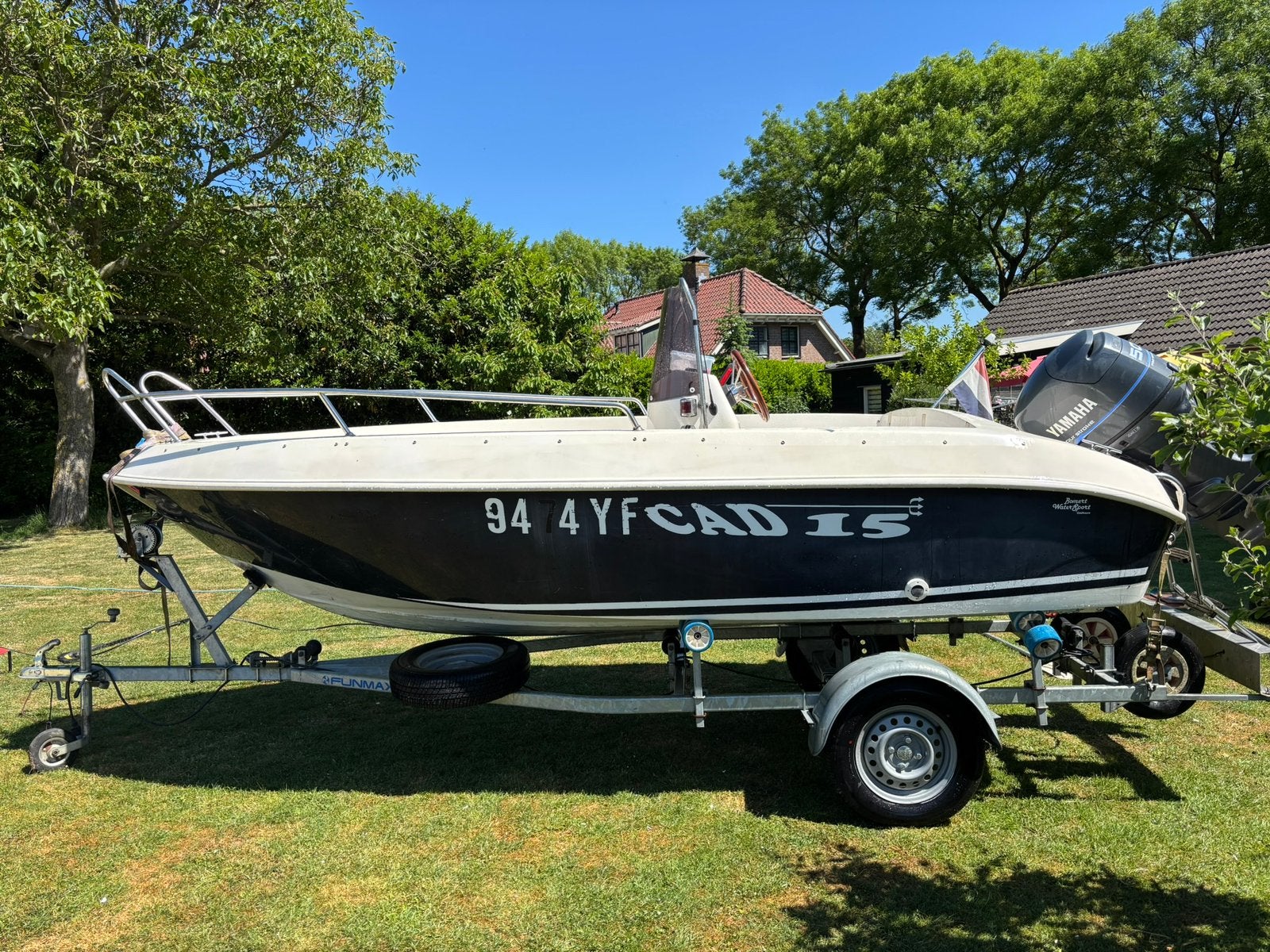 Console boot Cad15 + trailer & vaarklaar, Watersport en Boten, Ophalen, Overige merken, Gebruikt, 6 m