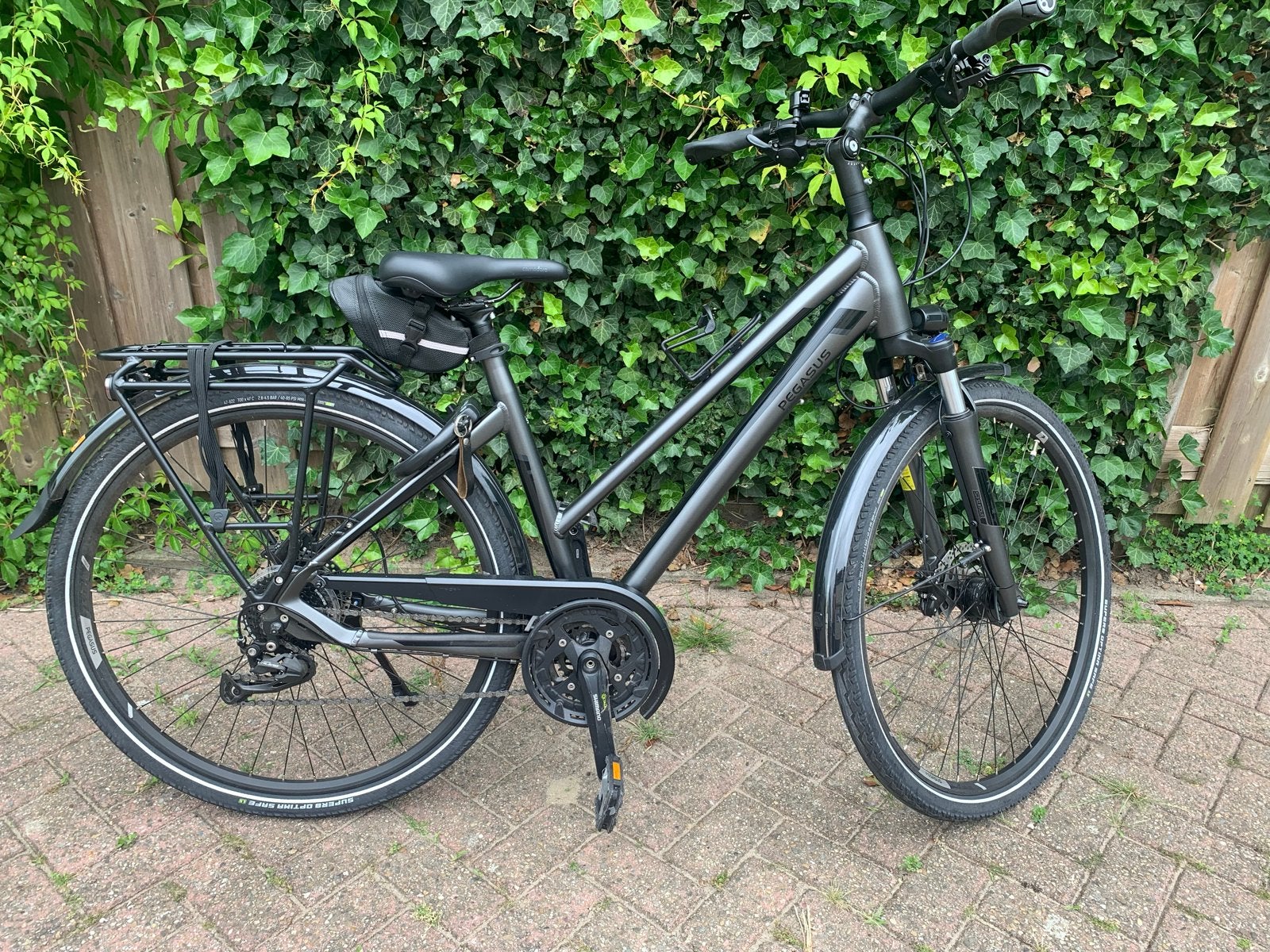 Splinter nieuwe Pegasus Premio Chrome mat zwart 27 versn., Nieuw, 50 tot 53 cm, Schijfrem, Ophalen