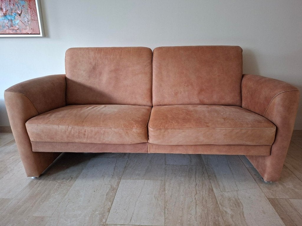 2-zits bankstel, Gebruikt, 150 tot 200 cm, Tweepersoons, Rechte bank