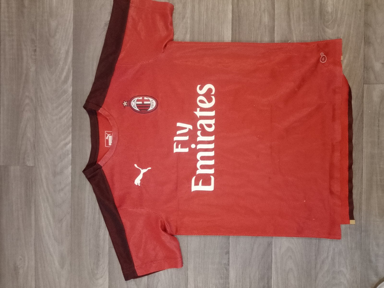 AC Milan Voetbalshirt Maat 164 cm (Puma), Groter dan maat XL, Ophalen of Verzenden, Gebruikt, Shirt