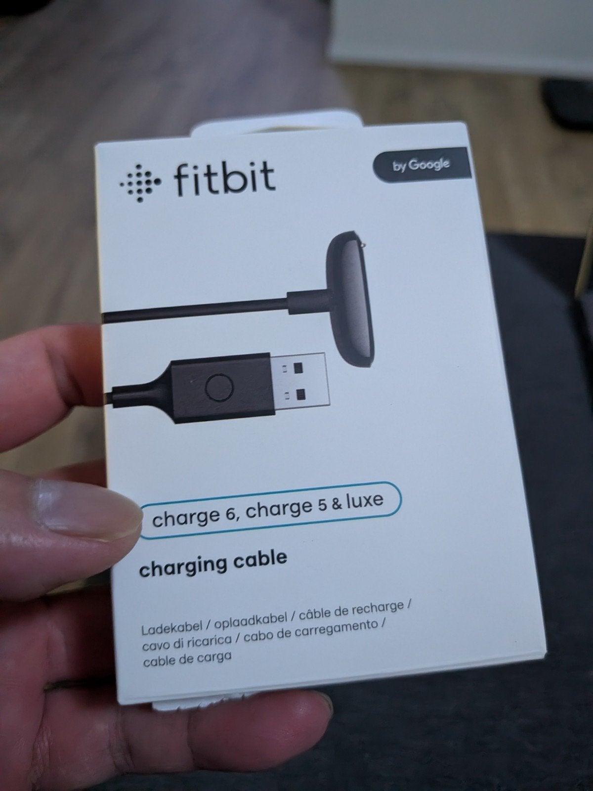 Fitbit oplaadkabel (Charge 6, 5 & Luxe) - Zo goed als nieuw, Ophalen of Verzenden, Gebruikt, Fitbit